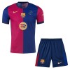 Koszulka Barcelona Anniversary Dziecięcy 2024-25 Koszulki Piłkarskie Krótki Rękaw